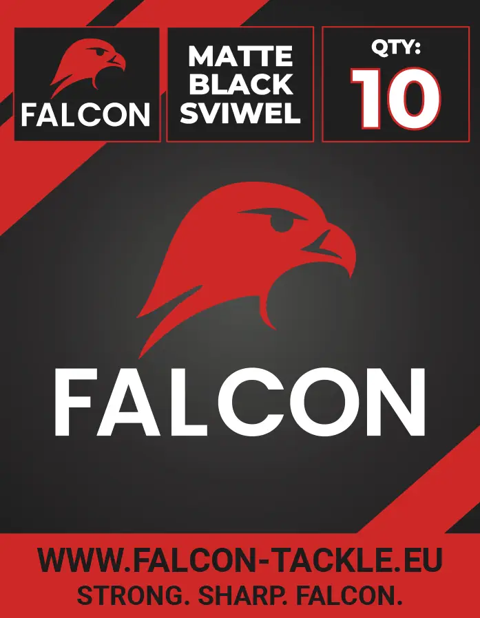 Falcon Tackle Matte Black Swivel