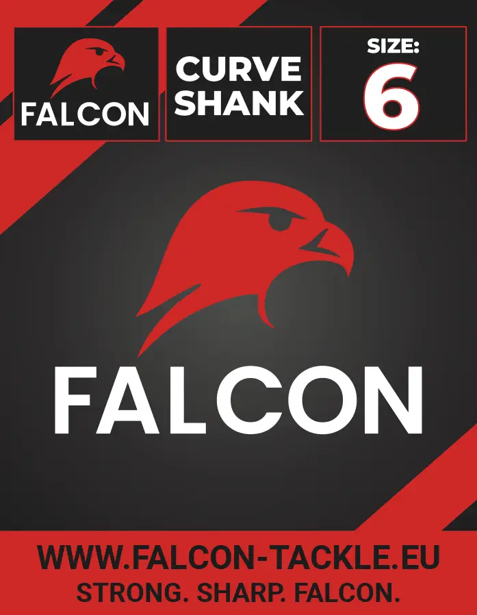 Falcon Tackle Curve shank Hook
